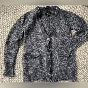 Aritzia cozy dark heather grey sweater